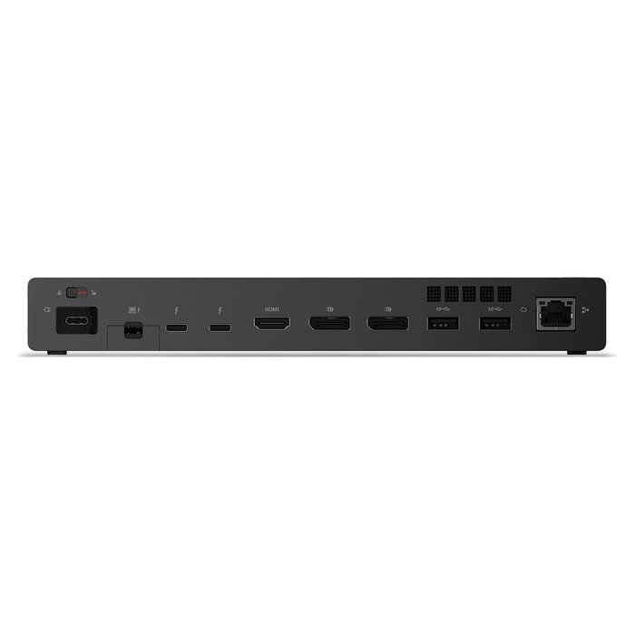 Lenovo Thunderbolt 5 Smart Dock WS 265W Negro 265W USB C Thunderbolt 5 2.5Gb Ethernet para PC y Mac