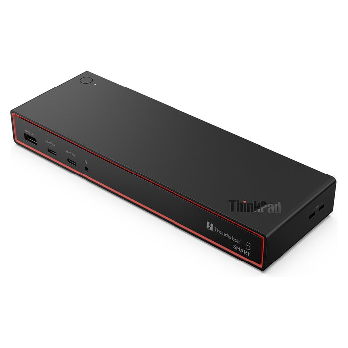 Lenovo Thunderbolt 5 Smart Dock WS 265W Negro 265W USB C Thunderbolt 5 2.5Gb Ethernet para PC y Mac