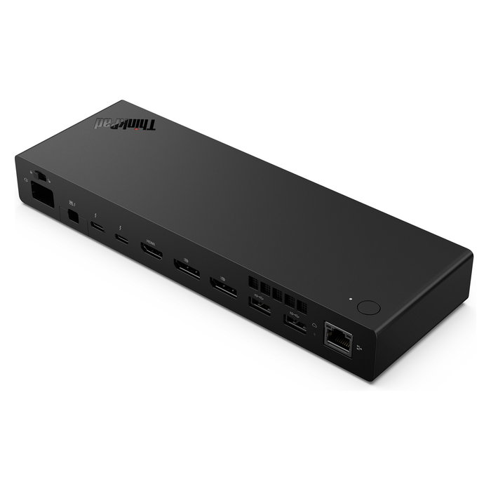 Lenovo Thunderbolt 5 Smart Dock WS 265W Negro 265W USB C Thunderbolt 5 2.5Gb Ethernet para PC y Mac