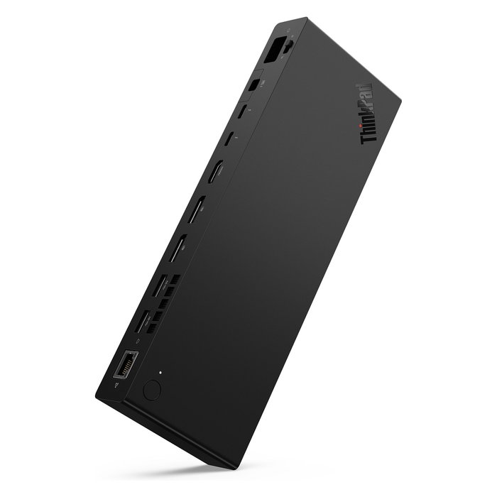 Lenovo Thunderbolt 5 Smart Dock WS 265W Negro 265W USB C Thunderbolt 5 2.5Gb Ethernet para PC y Mac