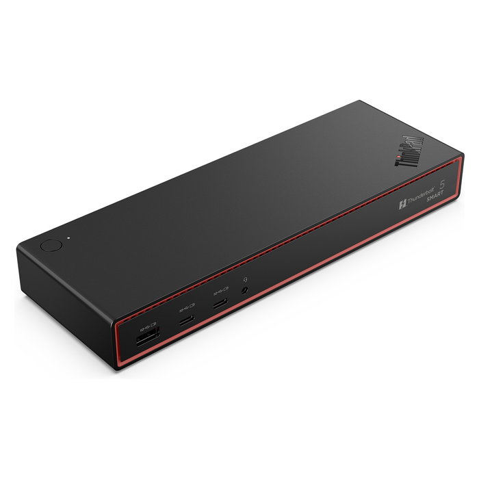 Lenovo Thunderbolt 5 Smart Dock WS 265W Negro 265W USB C Thunderbolt 5 2.5Gb Ethernet para PC y Mac