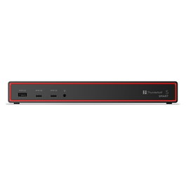 Lenovo ThinkPad Thunderbolt 5 Smart Dock (WS 265W) - Docking Station con 265W, 2x Thunderbolt 5, 4x Puertos USB, HDMI 2.1, DisplayPort 2.1, Ethernet 2.5 Gb/s, 8K, Negro