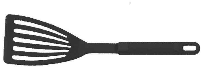 Pala para fritos de nylon negra BAJA MENAJE