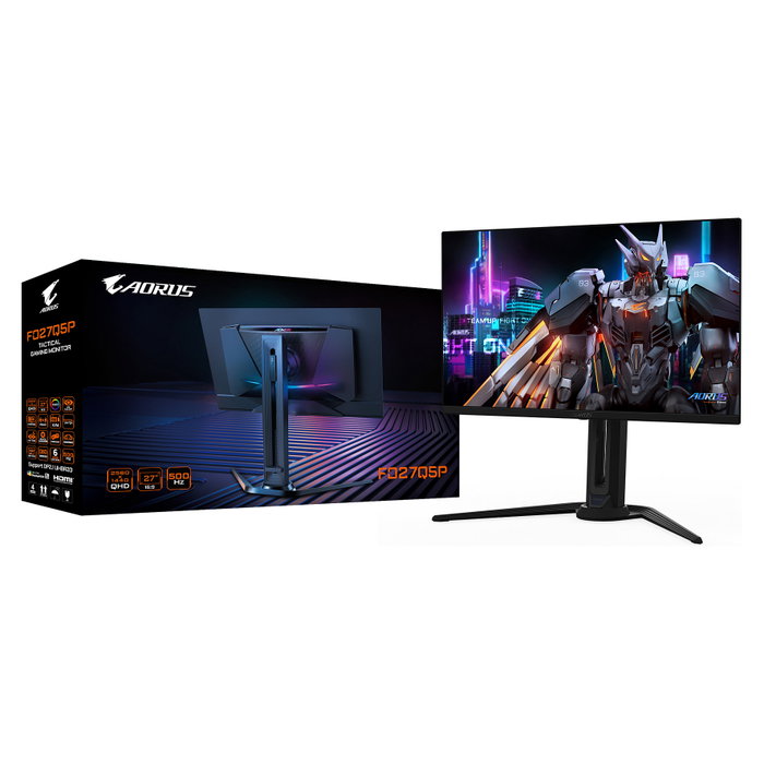 GIGABYTE AORUS FO27Q5P Monitor Gaming QD-OLED 27 pulg QHD 500Hz GIGABYTE AORUS FO27Q5P Monitor Gaming QD-OLED 27 pulg QHD 500Hz