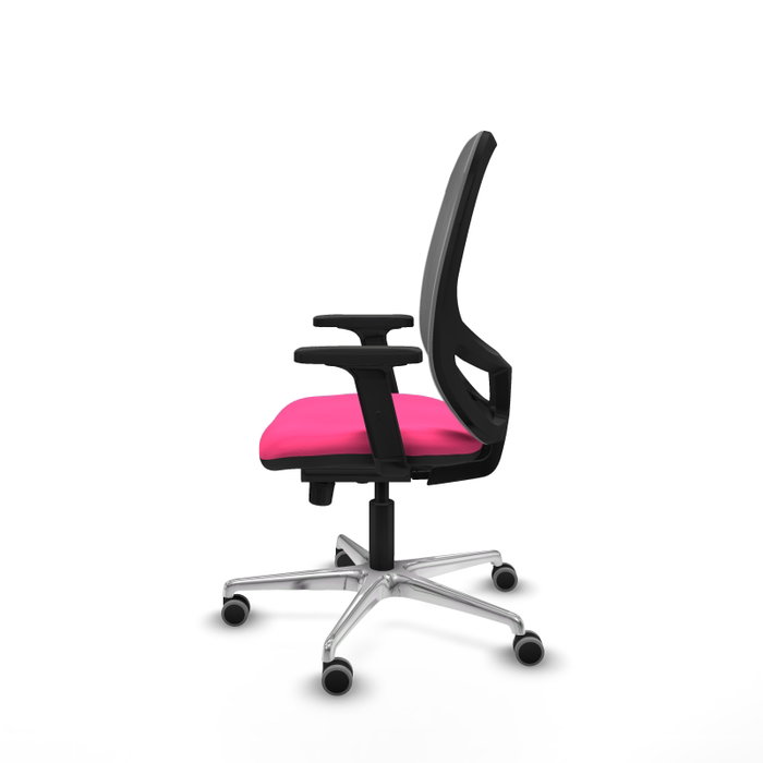 PIQUERAS Y CRESPO Silla de oficina Cilanco Rosa y Gris