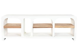 Mueble de TV Home ESPRIT Blanco Natural 150 x 41 x 54 cm