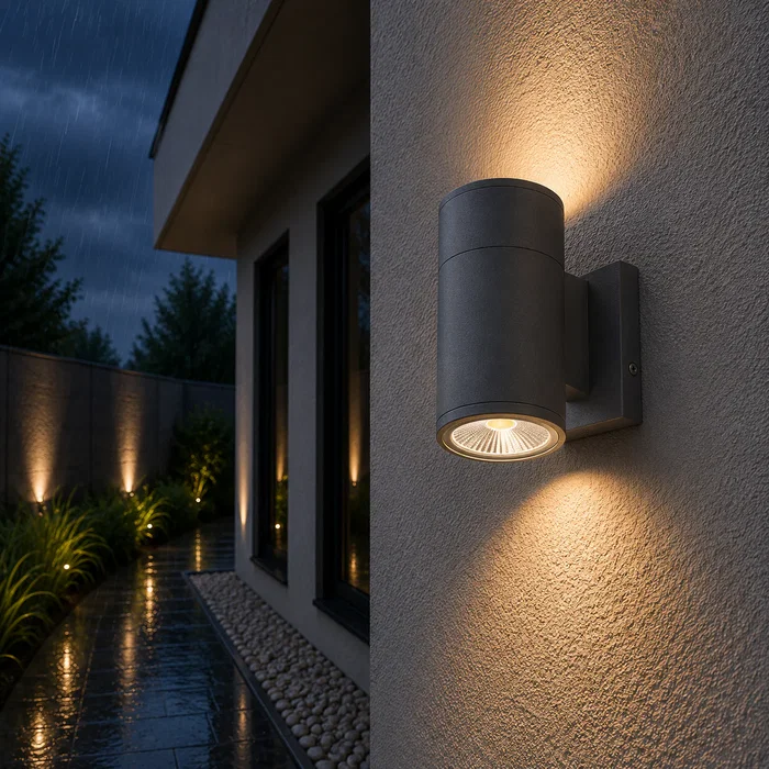 COB Aplique LED Exterior 14W 1347Lm 2700K IP65 Bella Blanco Cálido 40.000H [HO-COBWALL-2X7-WW]
