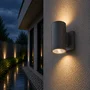 Aplique LED 14W 1347Lm 2700K Bella IP65 40.000H [HO-COBWALL-2X7-WW]