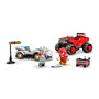 Lego Coche Silver Vs Monster Truck Knuckles 77118 Lego Sonic the Hedgehog, Set de Construcción con 2 Chaos Emeralds y Figuras de Knuckles y Silver, +8 Años