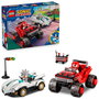 Lego Coche Silver Vs Monster Truck Knuckles 77118 Lego Sonic the Hedgehog, Set de Construcción con 2 Chaos Emeralds y Figuras de Knuckles y Silver, +8 Años