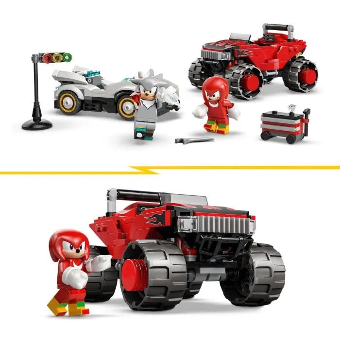 LEGO Sonic the Hedgehog Coche de Silver vs. Monster Truck de Knuckles 77118 LEGO Sonic the Hedgehog Coche de Silver vs. Monster Truck de Knuckles 77118