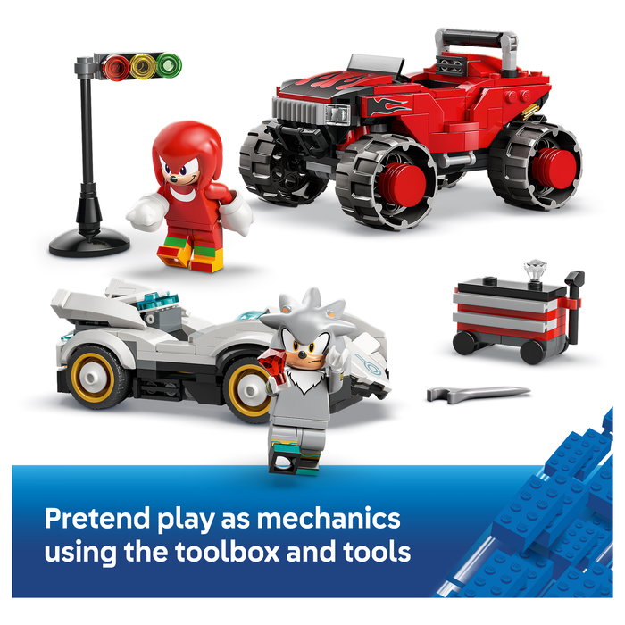 LEGO Sonic the Hedgehog Coche de Silver vs. Monster Truck de Knuckles 77118 LEGO Sonic the Hedgehog Coche de Silver vs. Monster Truck de Knuckles 77118
