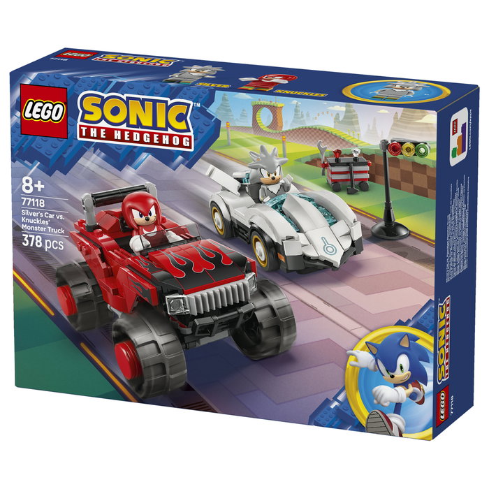 LEGO Sonic the Hedgehog Coche de Silver vs. Monster Truck de Knuckles 77118 LEGO Sonic the Hedgehog Coche de Silver vs. Monster Truck de Knuckles 77118