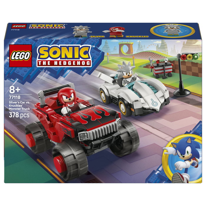 LEGO Sonic the Hedgehog Coche de Silver vs. Monster Truck de Knuckles 77118 LEGO Sonic the Hedgehog Coche de Silver vs. Monster Truck de Knuckles 77118