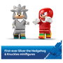 LEGO Sonic the Hedgehog Coche de Silver vs. Monster Truck de Knuckles 77118