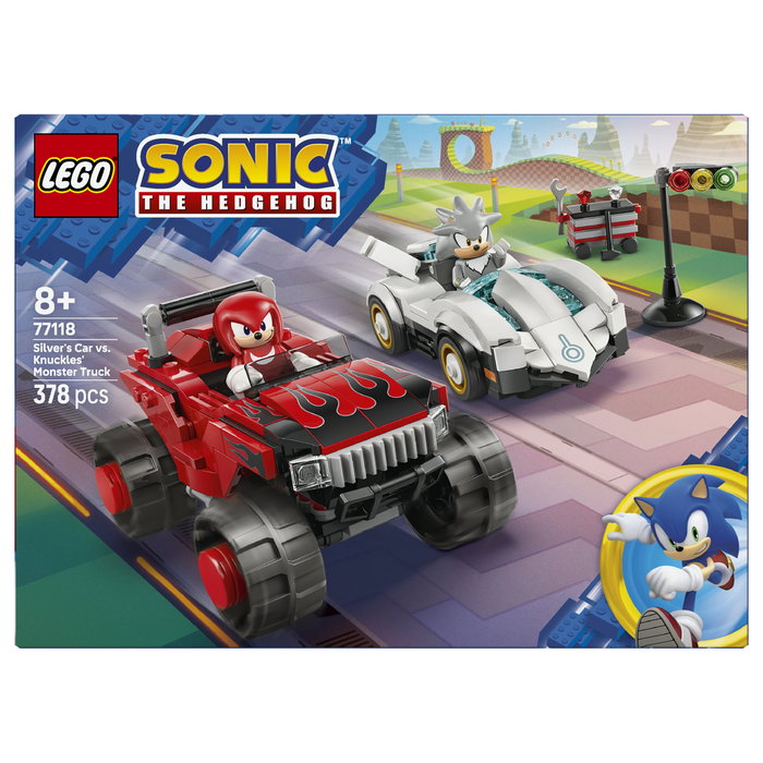 LEGO Sonic the Hedgehog Coche de Silver vs. Monster Truck de Knuckles 77118 LEGO Sonic the Hedgehog Coche de Silver vs. Monster Truck de Knuckles 77118