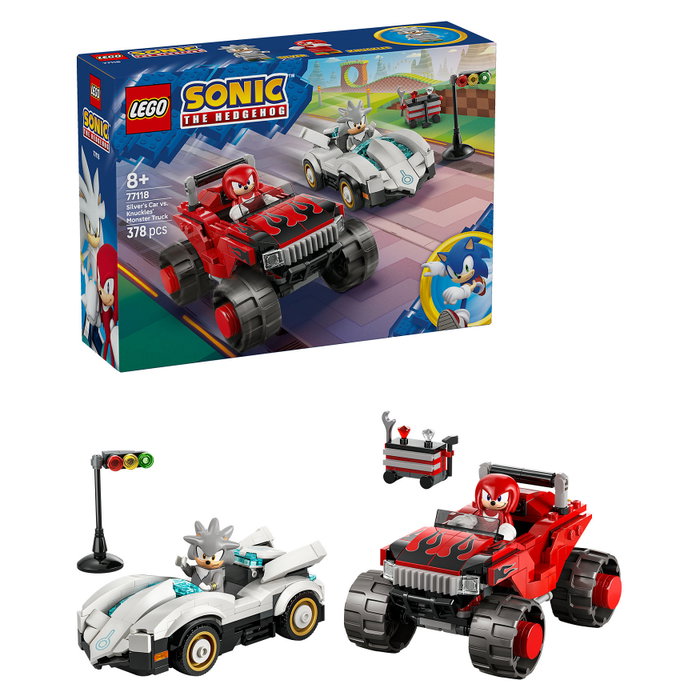 LEGO Sonic the Hedgehog Coche de Silver vs. Monster Truck de Knuckles 77118 LEGO Sonic the Hedgehog Coche de Silver vs. Monster Truck de Knuckles 77118