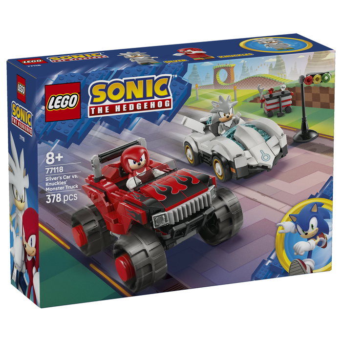 LEGO Sonic the Hedgehog Coche de Silver vs. Monster Truck de Knuckles 77118 LEGO Sonic the Hedgehog Coche de Silver vs. Monster Truck de Knuckles 77118