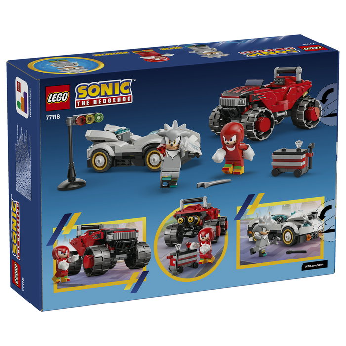 LEGO Sonic the Hedgehog Coche de Silver vs. Monster Truck de Knuckles 77118 LEGO Sonic the Hedgehog Coche de Silver vs. Monster Truck de Knuckles 77118