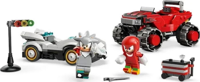 LEGO Sonic the Hedgehog Coche de Silver vs. Monster Truck de Knuckles 77118 LEGO Sonic the Hedgehog Coche de Silver vs. Monster Truck de Knuckles 77118