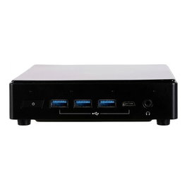 ECS LIVA Z3 Plus Mini PC Barebone Intel Core i3-10110U 10ª Gen DDR4-SDRAM Wi-Fi 6 Negro