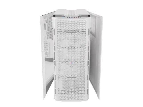 Corsair Torre Completa 9000D RGB AIRFLOW Blanca CC-9011274-WW | Caja PC Full Tower ATX con Ventana Lateral y Filtro Anti-polvo