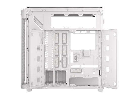 Corsair Torre Completa 9000D RGB AIRFLOW Blanca CC-9011274-WW | Caja PC Full Tower ATX con Ventana Lateral y Filtro Anti-polvo