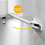 Emuca Contenedor de reciclaje para fijación inferior y extracción automática, 1x16L + 2x7.5L, Gris