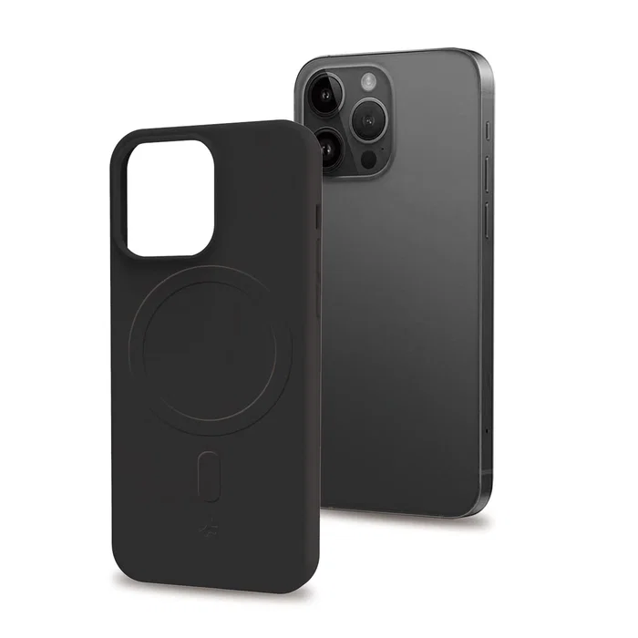 Celly Funda CromoMag 1054BK para iPhone 15 Pro (6.1") Negro