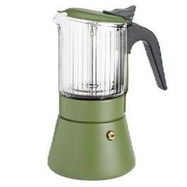 Cafetera Italiana Inoxibar Clair Verde 9 Tazas