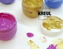 Kreul Set mini 6 botes de pintura para dedos MUCKI 'Royal'