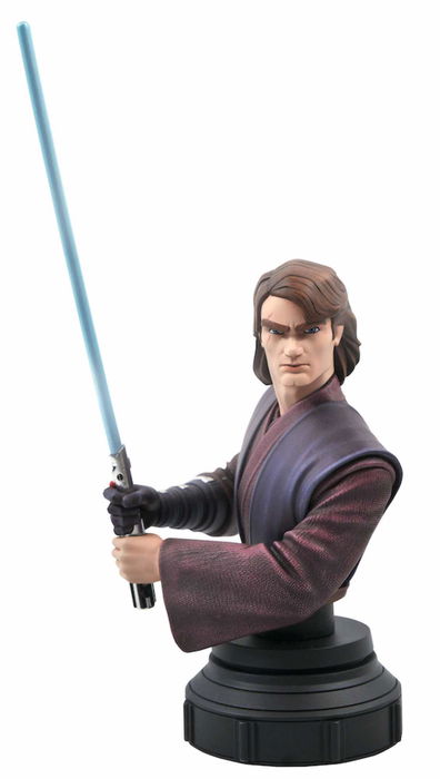 Gentle Giant Busto Resina Anakin Skywalker Star Wars Clone Wars Figura 15cm Edición Limitada