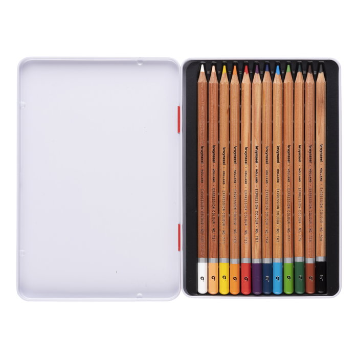 Bruynzeel Estuche de 12 lápices de color Expression