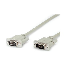 ROLINE HD15 Cable de conexión para monitor VGA Macho/Macho 1.8m Gris
