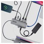 StarTech Adaptador Multipuertos USB-C a Doble DisplayPort 4K60 100W GbE Gris