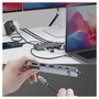 StarTech Adaptador Multipuertos USB-C a Doble DisplayPort 4K60 100W GbE Gris