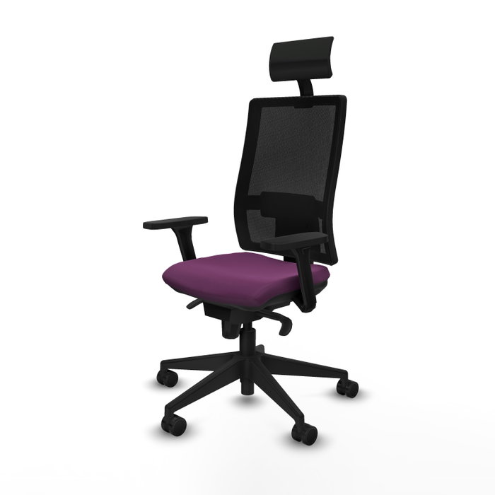 PIQUERAS Y CRESPO Silla de oficina Horna Morada con mecanismo Sincro PIQUERAS Y CRESPO Silla de oficina Horna Morada con mecanismo Sincro