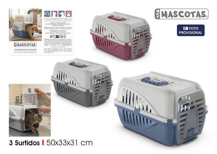 Mct Mascotas Transportin Panzer 50x33x31cm Mct Mascotas Transportin Panzer 50x33x31cm