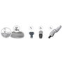 GF Kit manguera extensible Aquapop 15 m con pistola ergonómica y toma de grifo, azul