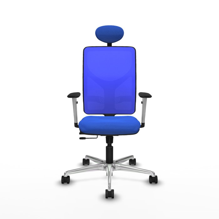 PIQUERAS Y CRESPO Silla de oficina Motilla Azul con Mecanismo Sincro/Traslack PIQUERAS Y CRESPO Silla de oficina Motilla Azul con Mecanismo Sincro/Traslack
