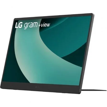 LG Monitor Portátil LG Gram +view 17MT70.ASDWU 17" WQXGA 2560x1600 IPS USB-C Mini HDMI Negro, Pantalla Portátil Ultraligera
