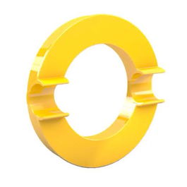 Novus 95551 Imán Mega Magnet Círculo XL Ø8 cm C-Enganche Amarillo