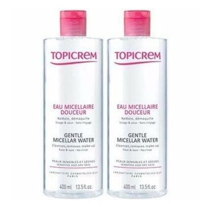 Topicrem HYDRA+ Agua Micelar Suave Pack 2 x 400 ml
