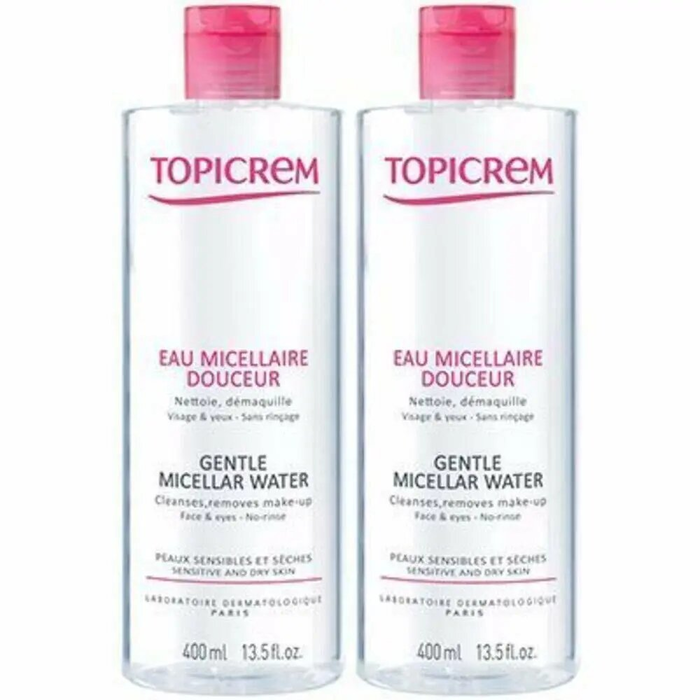 Topicrem HYDRA+ Agua Micelar Suave Pack 2 x 400 ml Topicrem HYDRA+ Agua Micelar Suave Pack 2 x 400 ml