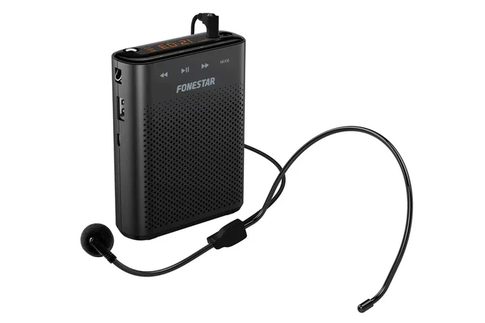Fonestar ALTA-VOZ-30 Amplificador de Antena para Micrófono Inalámbrico 30W, Rango de Frecuencia 120-12000 MHz
