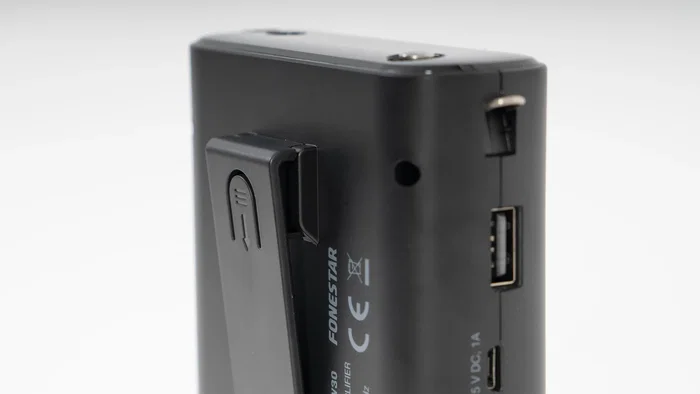 Fonestar ALTA-VOZ-30 Amplificador de Antena para Micrófono Inalámbrico 30W, Rango de Frecuencia 120-12000 MHz