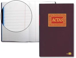 Liderpapel Libro Folio 100 Hojas Actas 100g