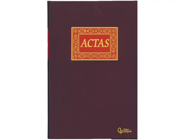 Liderpapel Libro Folio 100 Hojas Actas 100g