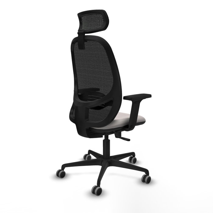 PIQUERAS Y CRESPO Silla de oficina Cilanco con mecanismo Sincro, Blanco y Negro PIQUERAS Y CRESPO Silla de oficina Cilanco con mecanismo Sincro, Blanco y Negro