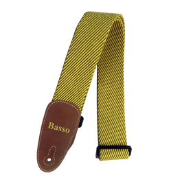 Correa Basso para Guitarra y Bajo Serie Extravagancia Tweed Amarillo